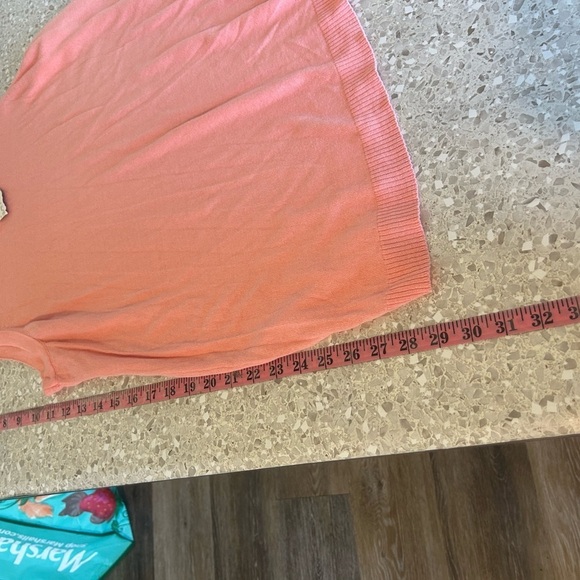 NWT Laura Scott Sleeveless Solid Pink Round Neck Pullover Sweater Too 2X - Picture 9 of 10